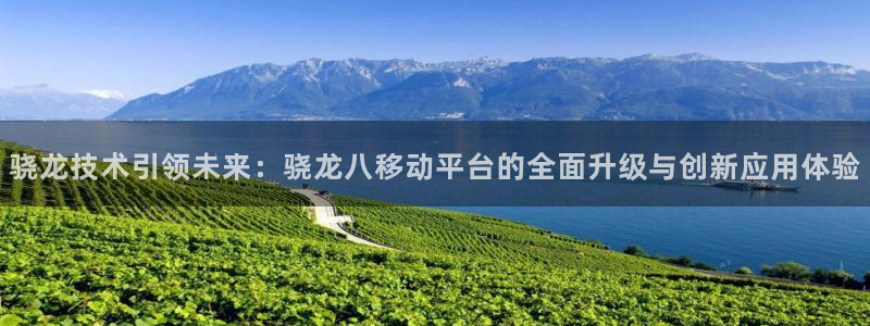 蓝图娱乐ccm赏金女王：骁龙技术引领未来：骁龙八移动平台的全面升级与创新应用体验